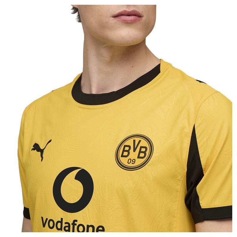 PUMA Borussia Dortmund 2526 Authentic Cup Crew Neck Short Sleeve Soccer Jersey M gallery