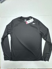 REEBOK CLASSIC FIT LONG SLEEVE TRAINING TECH TEE SHIRT BLACK MEDIUM NEW WITH TAG