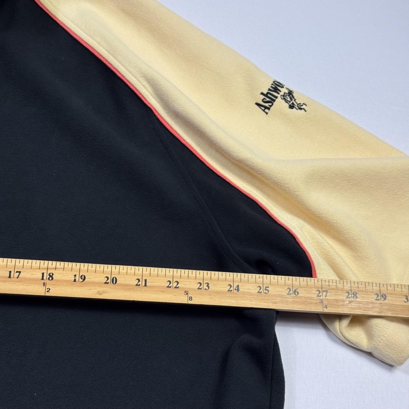 Ashworth Pullover Mens Large Black Yellow Dry Tech Thermal Windblock Golf gallery
