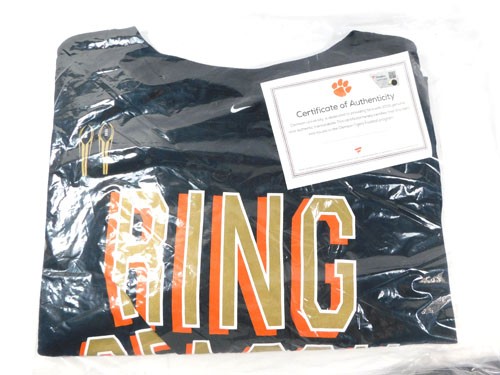 2018 Clemson Tigers Team Issue Black Short Sleeve Shirt NCAA Football Season 3XL gallery