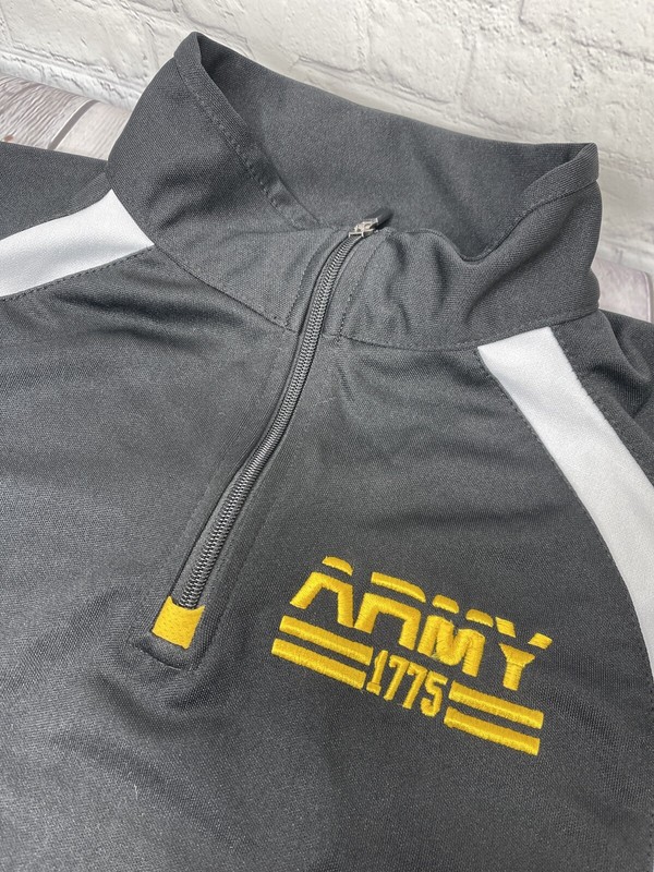 US Army Performance 1775 Pullover Jacket 1/4 Zip Black Size Large VGC gallery