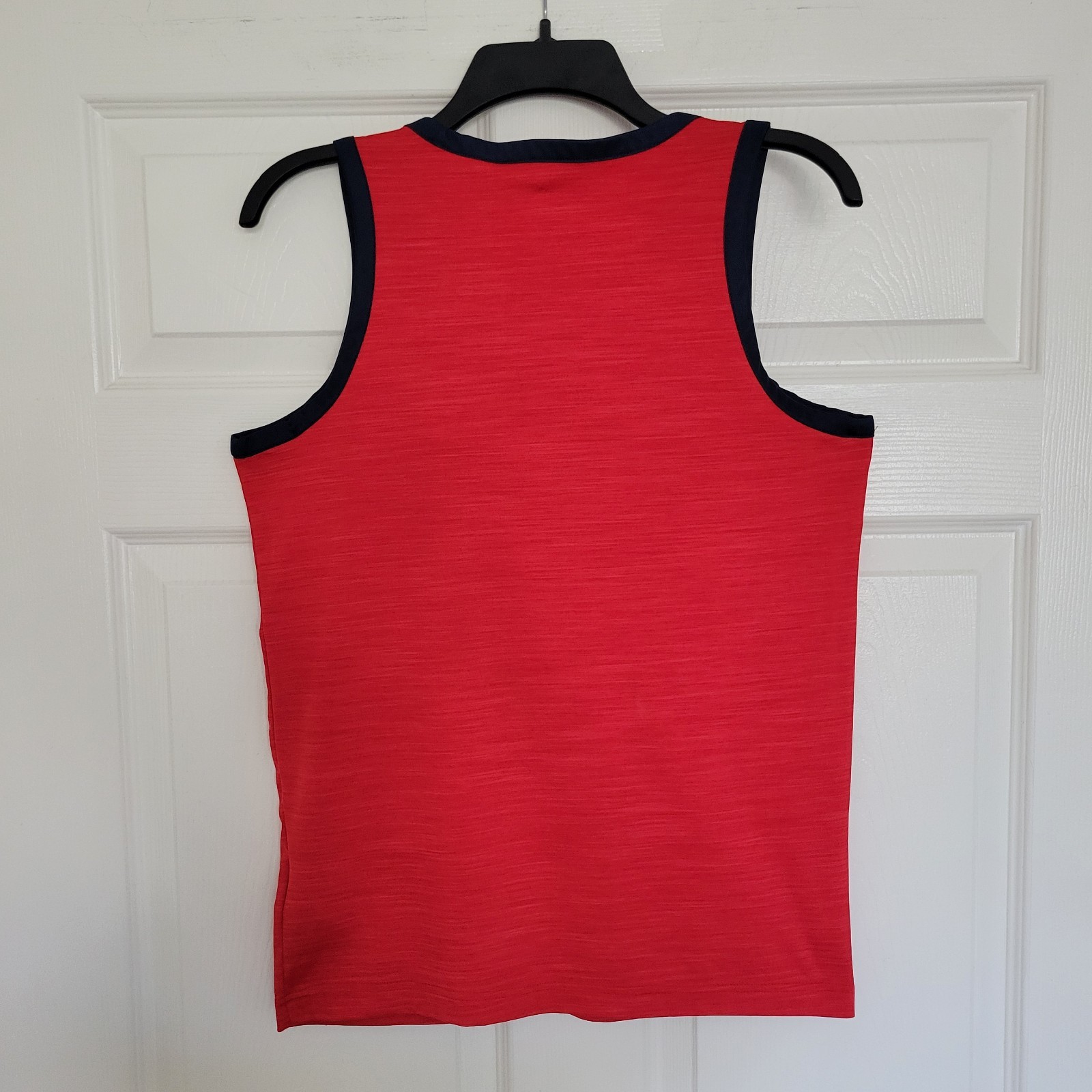 Adidas 3 Stripes Basketball Heathered Red Tank-Top Size Small gallery