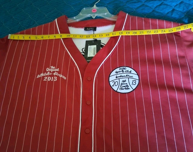 Boohoo Man Sports Club Baseball Athletics Gym Class Jersey #22 Size 3XL NWT gallery