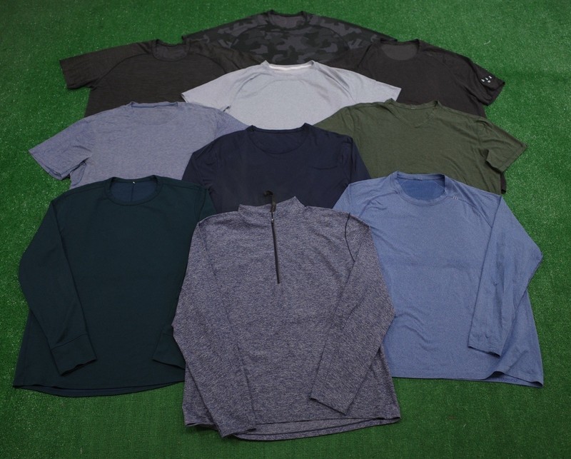Lot Of 10 Lululemon 5 Year Metal Vent 2.0 Athletic T Shirt Mens Size 2XL XXL gallery