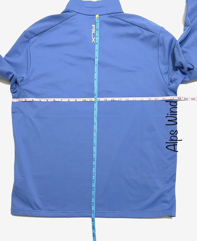 RLX Ralph Lauren Men’s 1/4 Zip Classic Fit Luxury Jersey Pullover Blue SZ.L NWT gallery