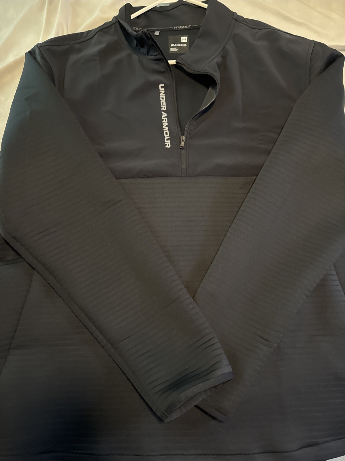 Under Armour Men's Golf Pullover Jacket Gray, Size XXL, 1/4 Zip, Long Sleeve gallery