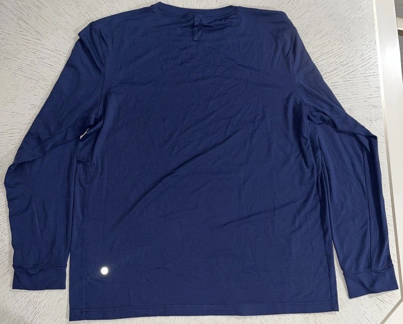 Lululemon Metal Vent Tech Long Sleeve Men’s XL Blue Cross Training Gym Exercise gallery