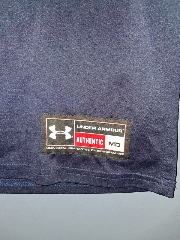 Under Armour Authentic "Knights" Soccer Jersey #18 Navy Blue Red White - Mens MD gallery