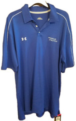 Under Armour Mens UA Heat Gear Playoff Printed Polo / Blue / Loose / LARGE