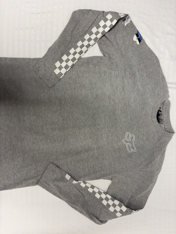Fox Racing Graphic Motocross Long Sleeve Shirt Logo Men’s Sz M Streetwear Gray gallery