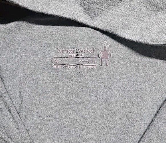 Smartwool Men's Merino 150 1/4 Zip Pullover Mid-Weight Gray Pullover Size Medium gallery
