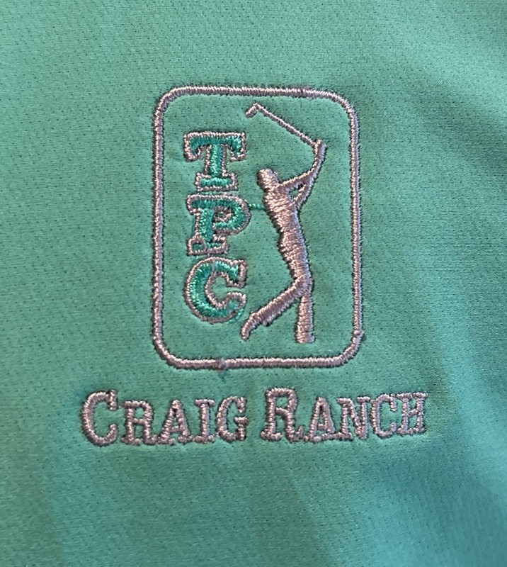 Peter Millar Performance Green TPC Craig Ranch Golf Full Zip Vest Size M. P19530 gallery