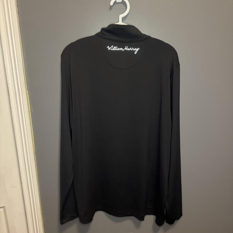 WILLIAM MURRAY MEN'S CHIP SHOT PULLOVER IN BLACK - SIZE L gallery