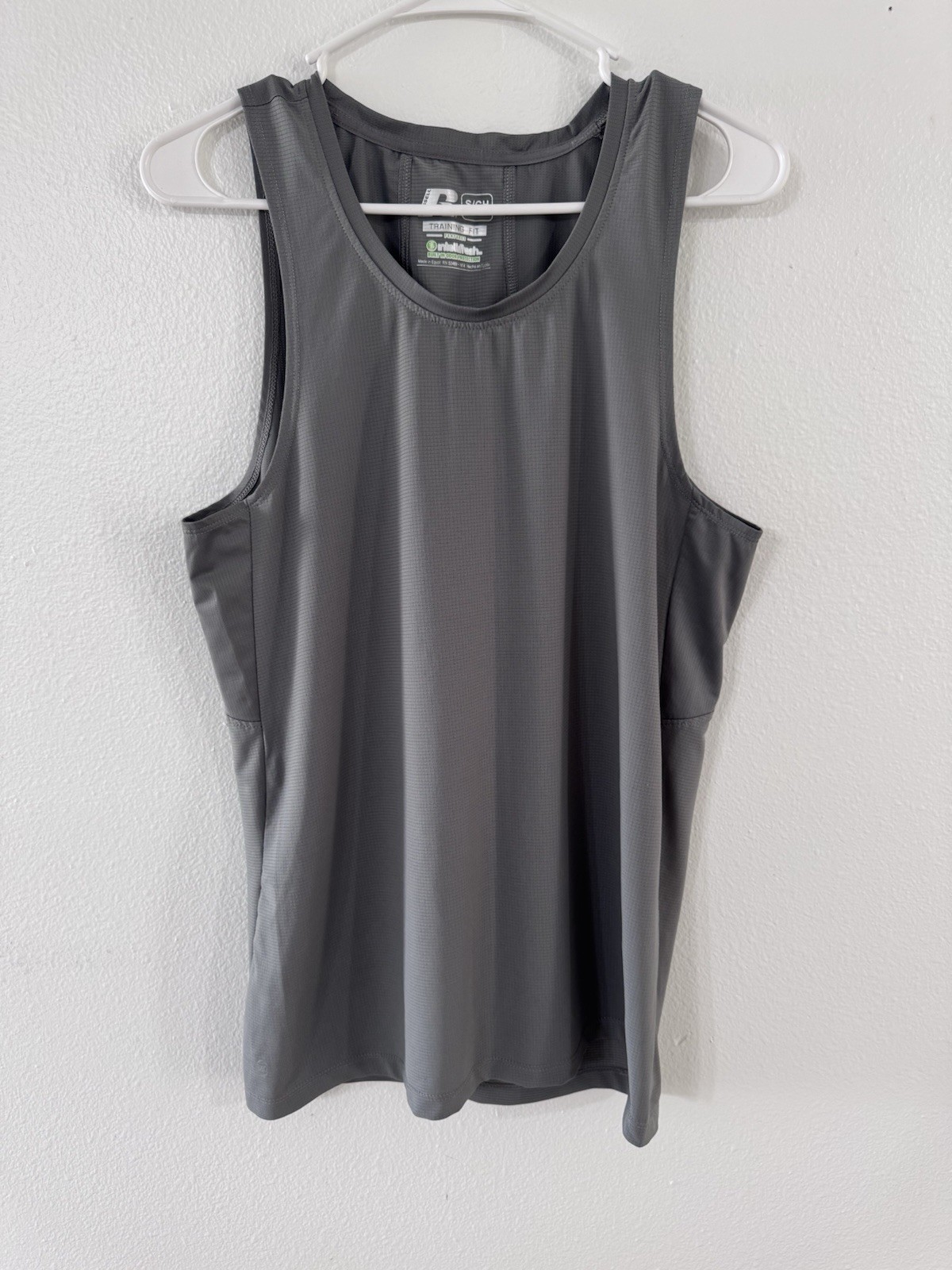 Russell Athletic Men's Size S(34-36) Training Fit Gray Sleeveless Tank Top gallery