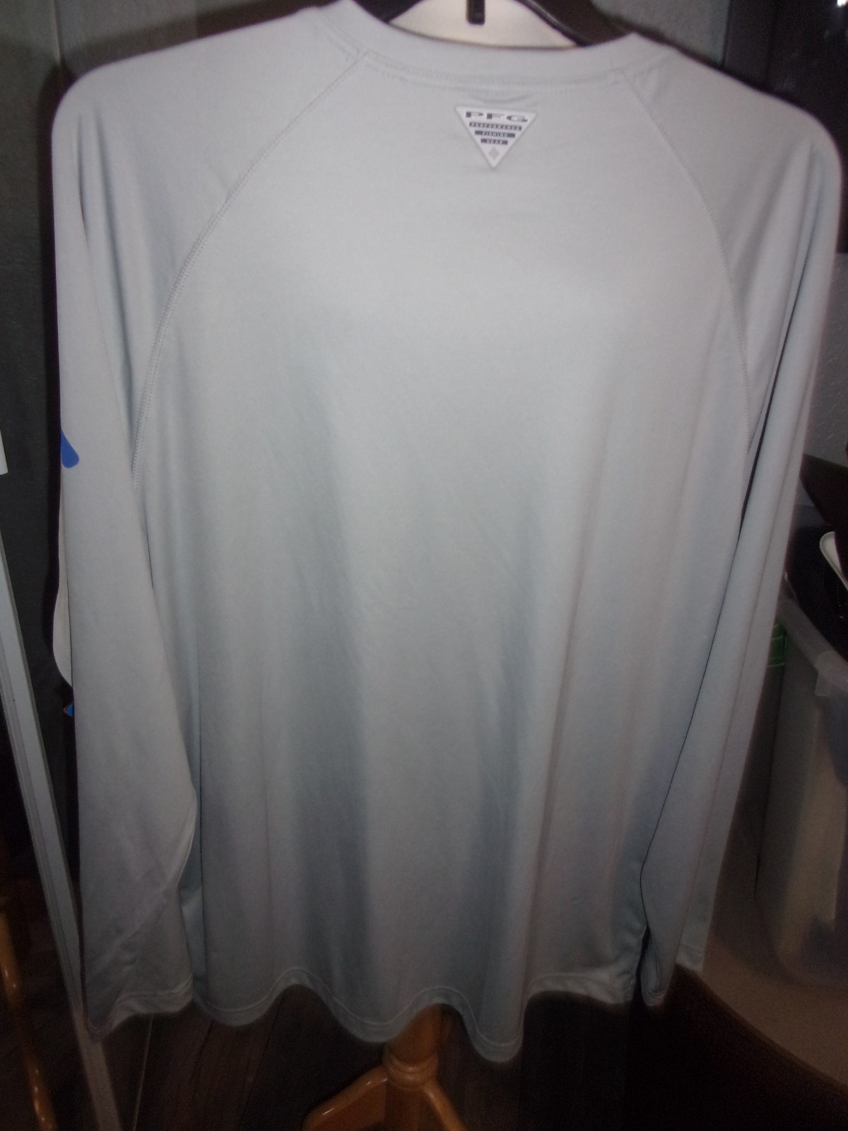 Columbia Omni-Shade Men's Gray LS Shirt Size XL gallery