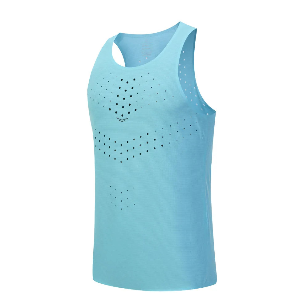 Men's Ultra-Light Quick-Dry Running Vest Summer Breathable Top for Marathon Athl gallery