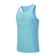 Men’s Ultra-Light Quick-Dry Running Vest Summer Breathable Top for Marathon Athl