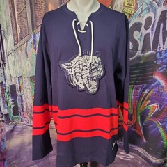 PUMA x Noah Striped V Neck Long Sleeve Hockey Jersey Mens Size XL (62819606) B25