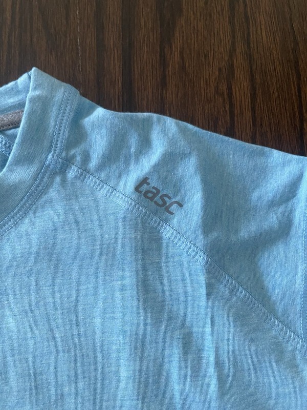 Tasc Performance Bamboo Tech T-Shirt Trump Logo Blue Mens L gallery
