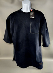 Under Armour – ColdGear Loose-Fit Mens Black Thermal Shirt w/Pocket – Size LGT