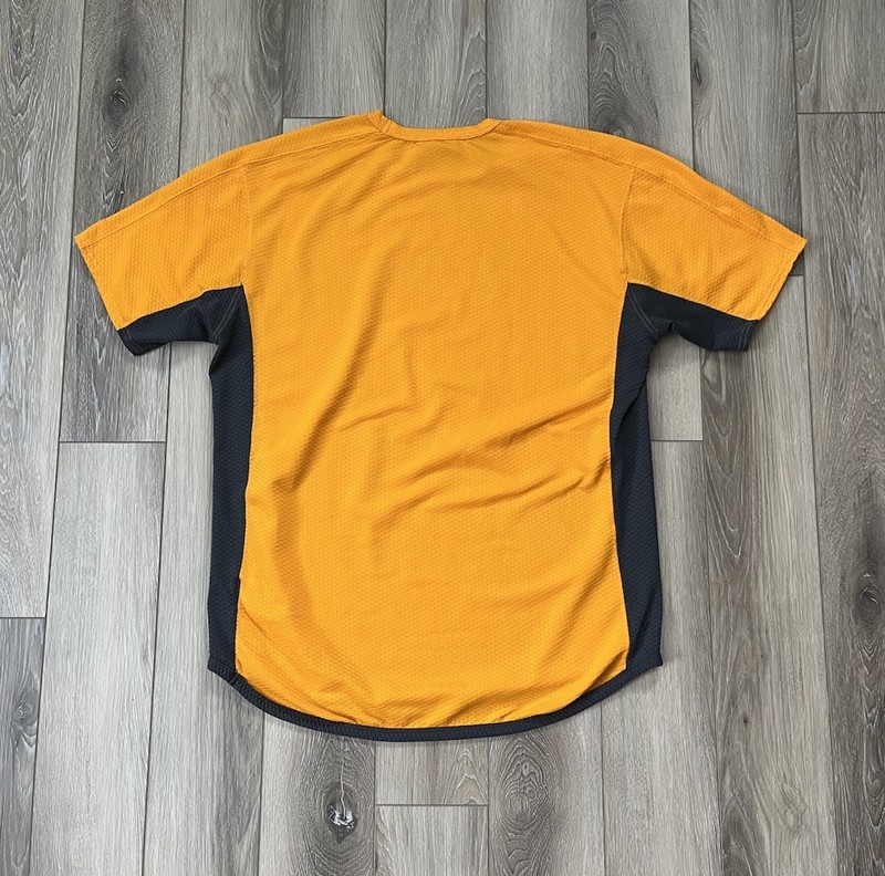 Nike Sphere Activewear Pullover Short Sleeve Thermal Knit Shirt Mens XL Orange gallery