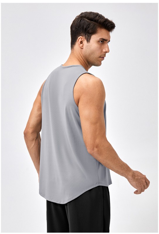 Men Summer Sports Loose Fitness Vest Training Running Quick Dry Sleeveless Tops gallery