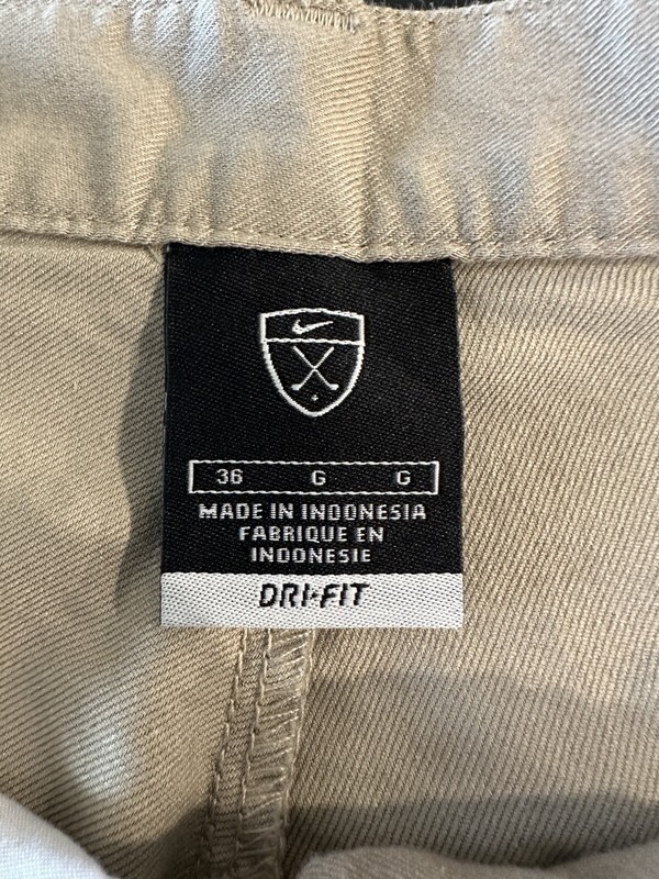 Nike Golf Shorts 36 Flat Front Mens Tech Khaki gallery