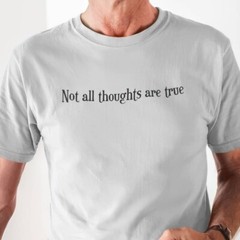 Bella & Canvas Short Sleeve Tee “Thoughts” m