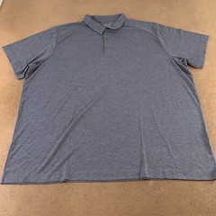 Sport-Tek Men’s Size 4XL Dark Gray Heather PosiCharge Tri-Blend Wicking Polo New