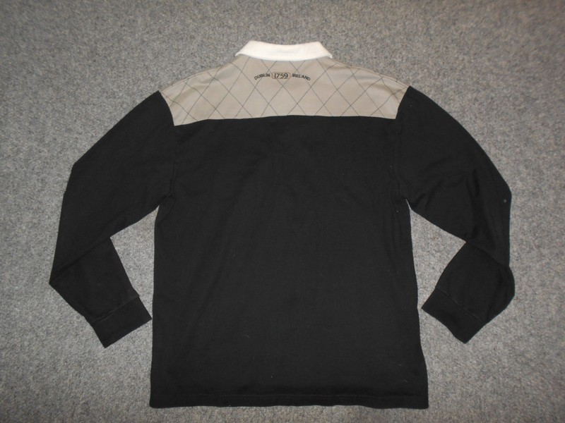 GUINESS VTG 1759 DUBLIN IRELAND MENS XL HEAVY DUTY RUGBY SHIRT gallery