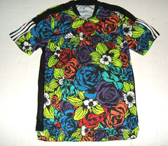 Adidas Aeroready Shirt Soccer Jersey Men M Tiro All Over Floral Print