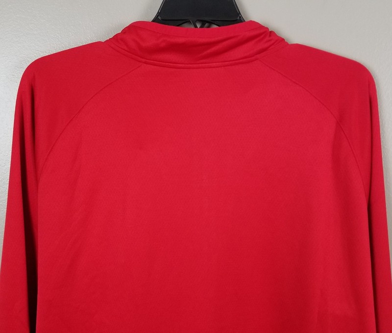 UNDER ARMOUR 1/4 ZIP TOP PULLOVER MENS SHIRT RED NEW 1236923-600 (SIZE 3XL) gallery