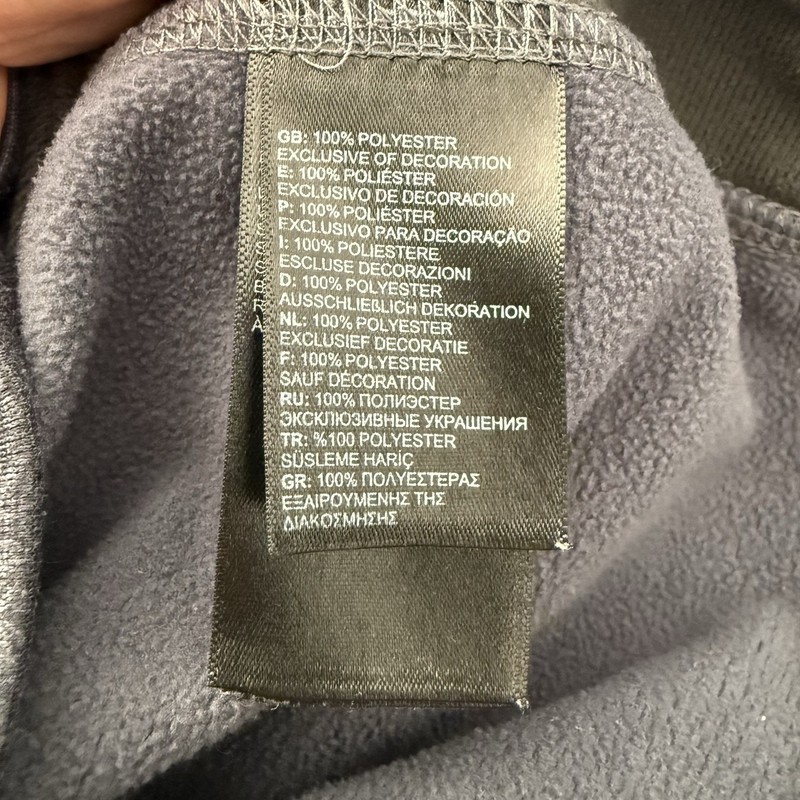 The North Face Activewear 1/4 Zip Pullover Mens Small Blue Cinder Print NF0A37JV gallery
