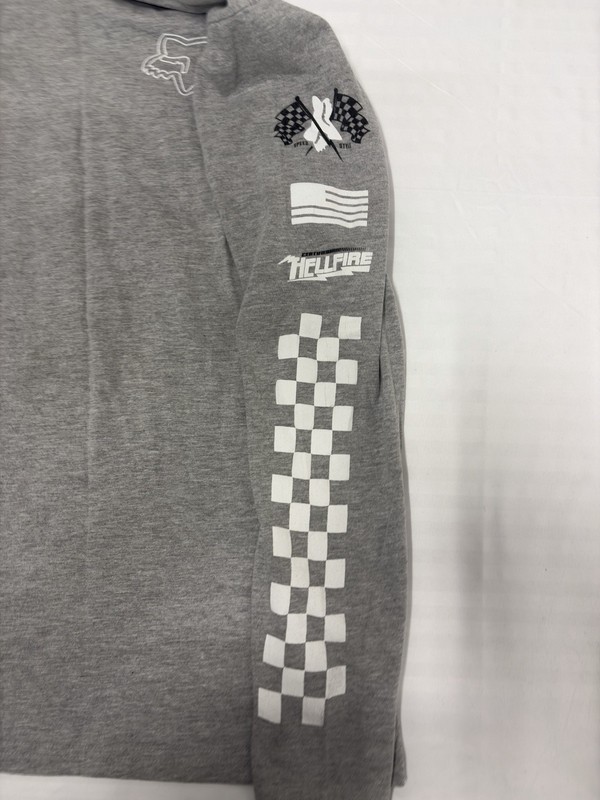 Fox Racing Graphic Motocross Long Sleeve Shirt Logo Men’s Sz M Streetwear Gray gallery