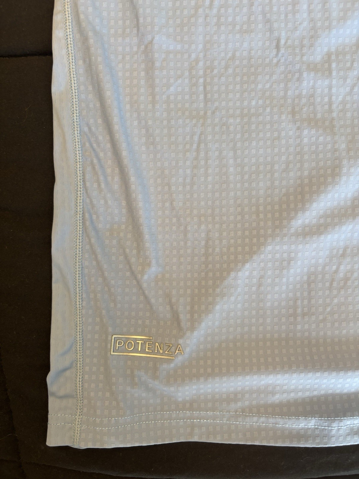 Light Blue Potenza Pickleball Shirt - Men’s L - Lightweight Stretchy Material gallery