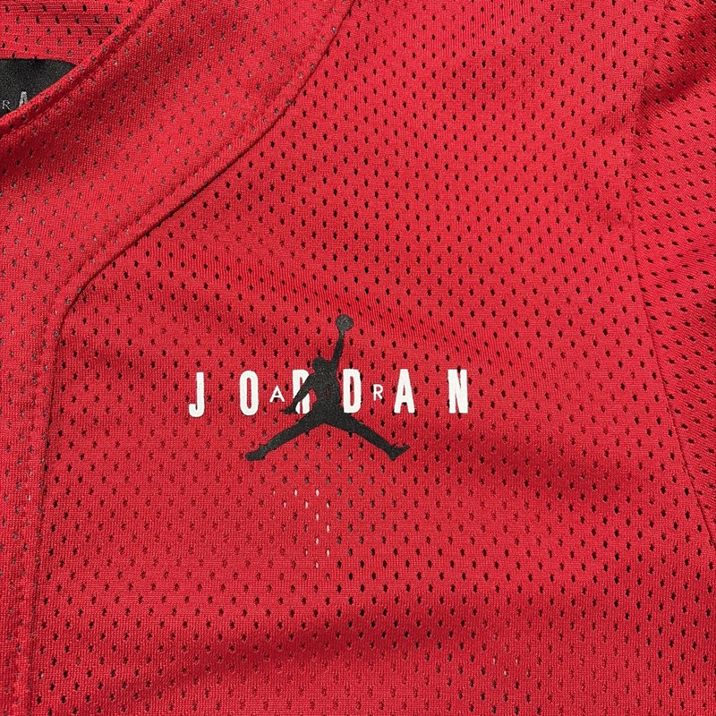 Nike Jordan Air Mesh Baseball Jersey Mens Medium Red Jumpman Logo gallery