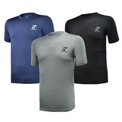 RunFlyte Men’s Basics Short Sleeve Moisture Wicking T-Shirt Running Dry f1002