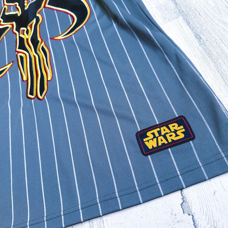 Star Wars Boba Fett Basketball Jersey Men’s Small Mandalorian Embroidered 80 gallery