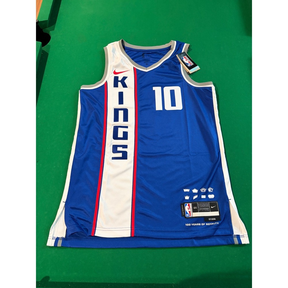 Domantas Sabonis Sacramento Kings Jersey Men Medium Blue City Edition DX8518-401