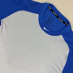 Nike Dri-FIT Baseball Shirt Mens M Royal Blue Long Sleeve Performance Top Ribbed