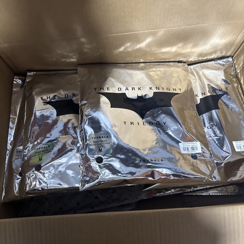 YOUNGLA (SOLD OUT) - 8004 - BATMAN COMPRESSION LONGSLEEVES - GREY GREEN - MEDIUM gallery