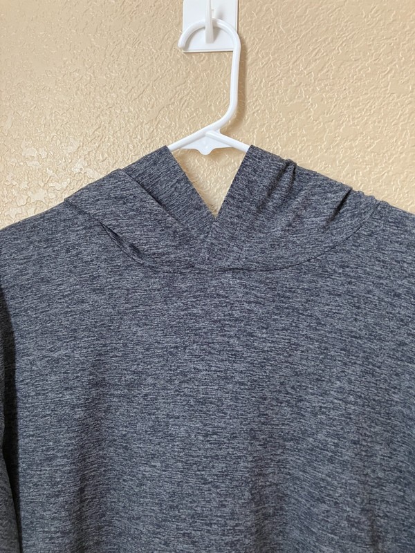 Alo Conquer Reform Hoodie Men's Size Large Performance Long Sleeve Gray gallery