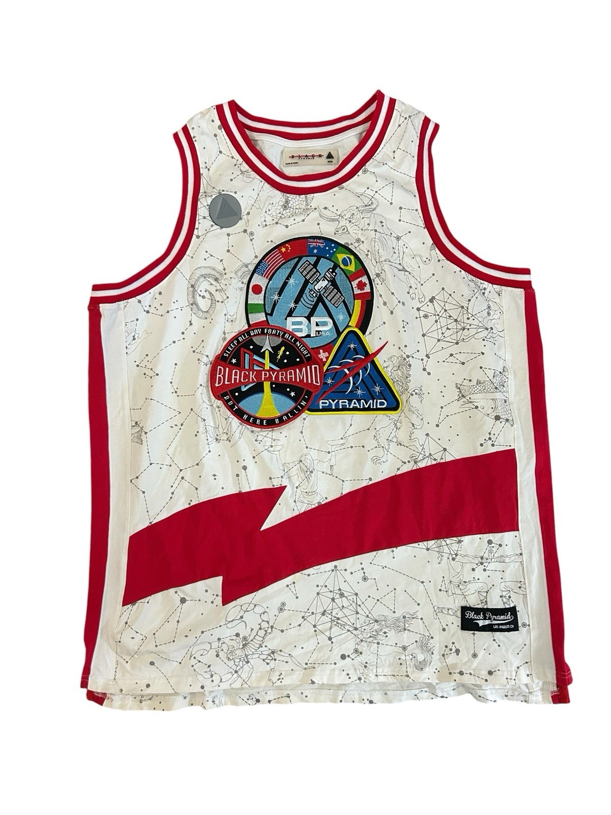 Black Pyramid NASA Space Mission Jersey All Over Constellation Print 3XL gallery