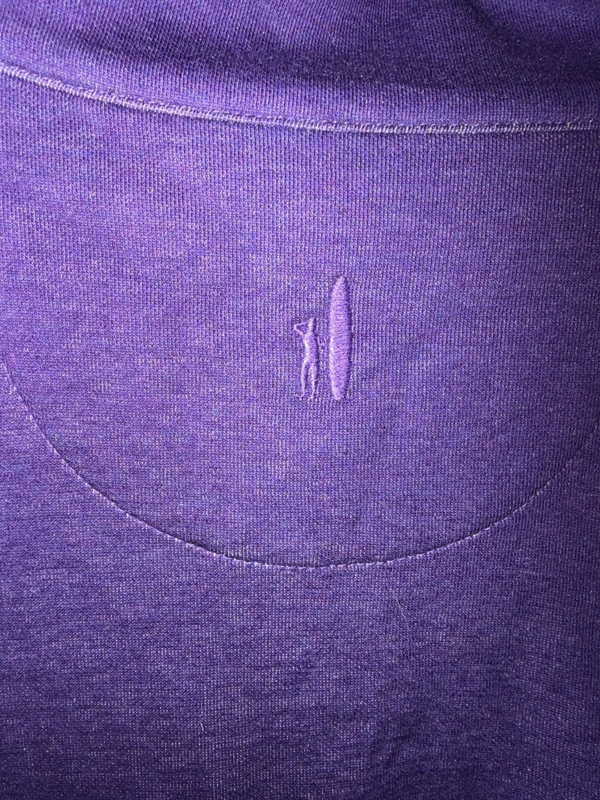 Johnnie-O Clemson Tigers Sully Performance 1/4 Quarter Zip Purple Mens Large gallery