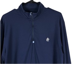 Polo Ralph Lauren Performance Men’s Large Navy Blue 1/4 Zip Pullover Golf Casual