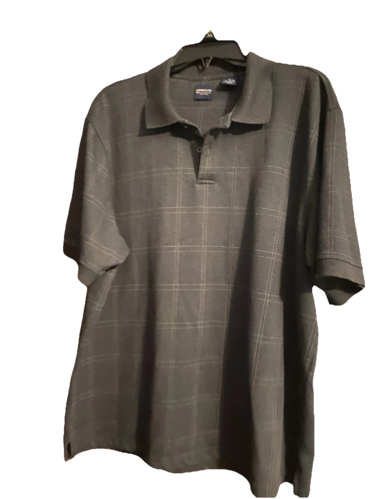 Men’s Arrow Knit Collection Exclusive Pullover Golf Shirt T-shirt Size XL Gray gallery