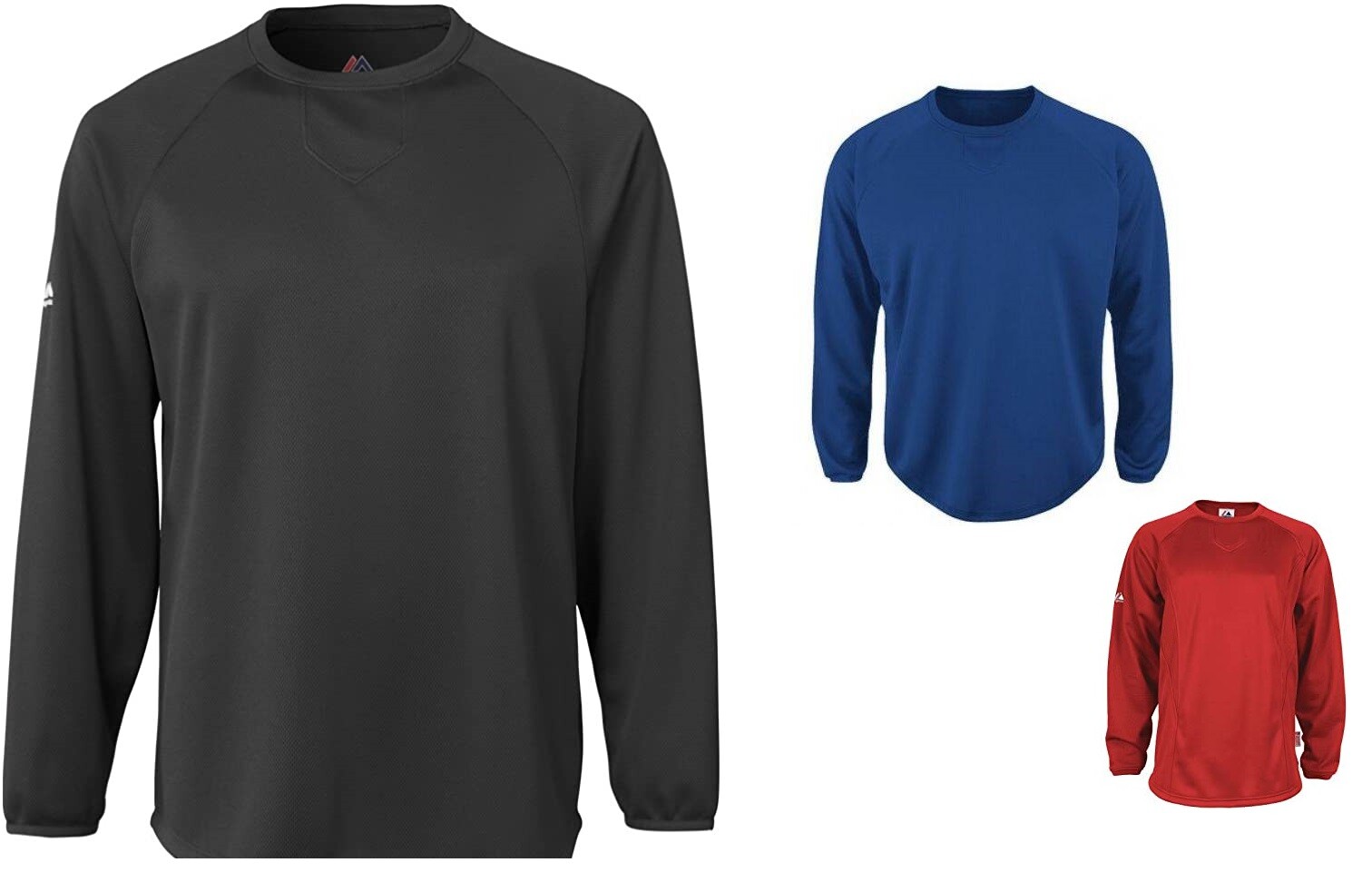 New Without Tags Majestic Thermatech Baseball Pullover Assorted Sizes and Colors gallery
