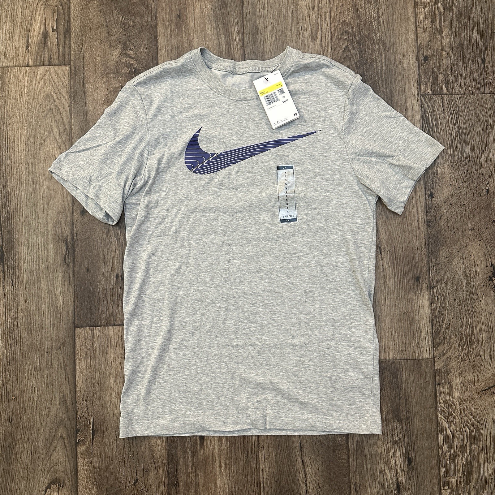 Nike Dri-Fit Activewear Sport T-shirt Men’s Size S Grey New gallery