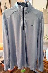 Vineyard Vines Performance 1/4 Zip Pullover Mens 2XL XXL Golf Whale Logo