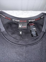 Spider Active Men’s Long Sleeve Shirt – Black – Active Wear – Size XxLarge